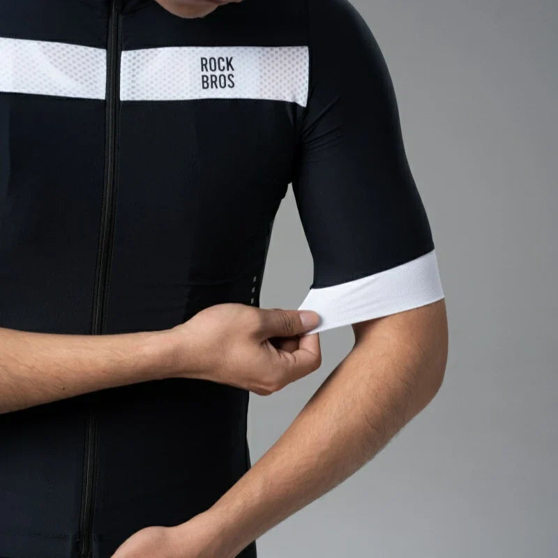 Cycling Short Sleeve Jersey Quick Dry for 77–100°F