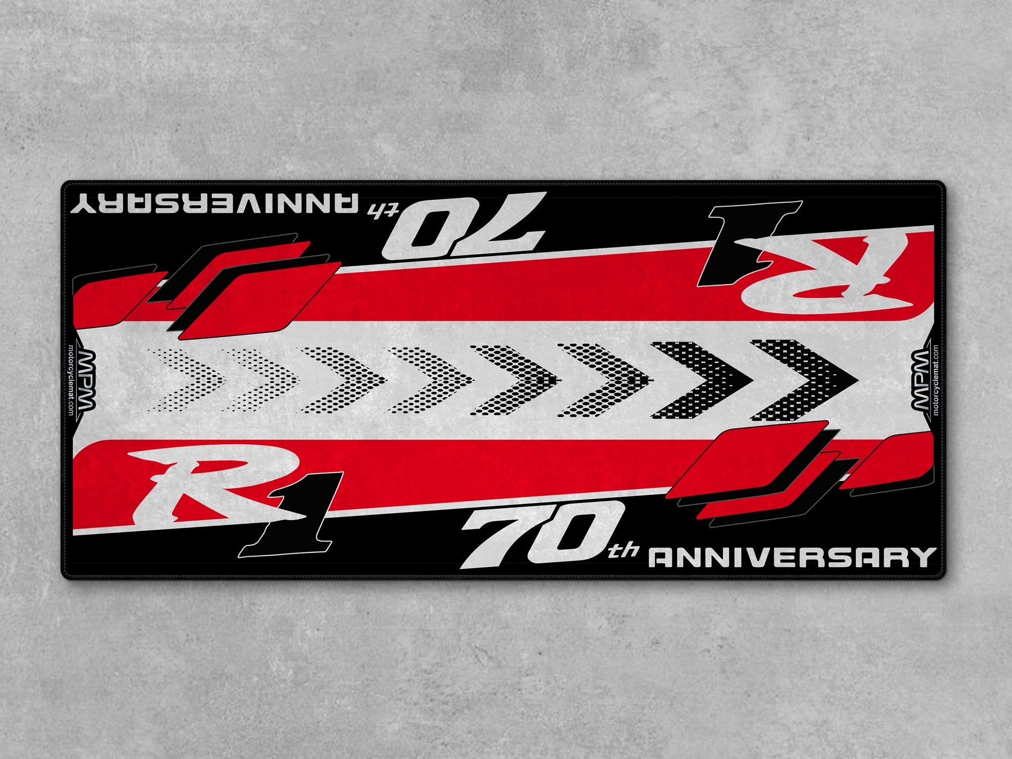 MPM Motorcycle Mat for Yamaha R1 70th Anniversary - U1405