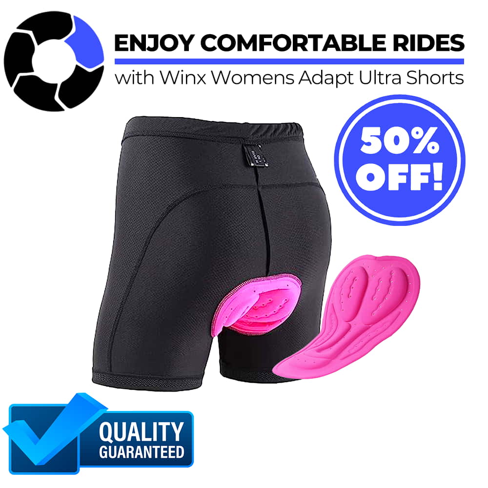 Women's Gel Padded Motorcycle Shorts Winx Wheels winxwheels