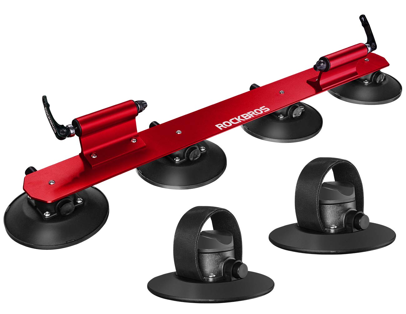 ROCKBROS Suction Cup Bike Rack for Car Roof Quick Release Sucker Mount