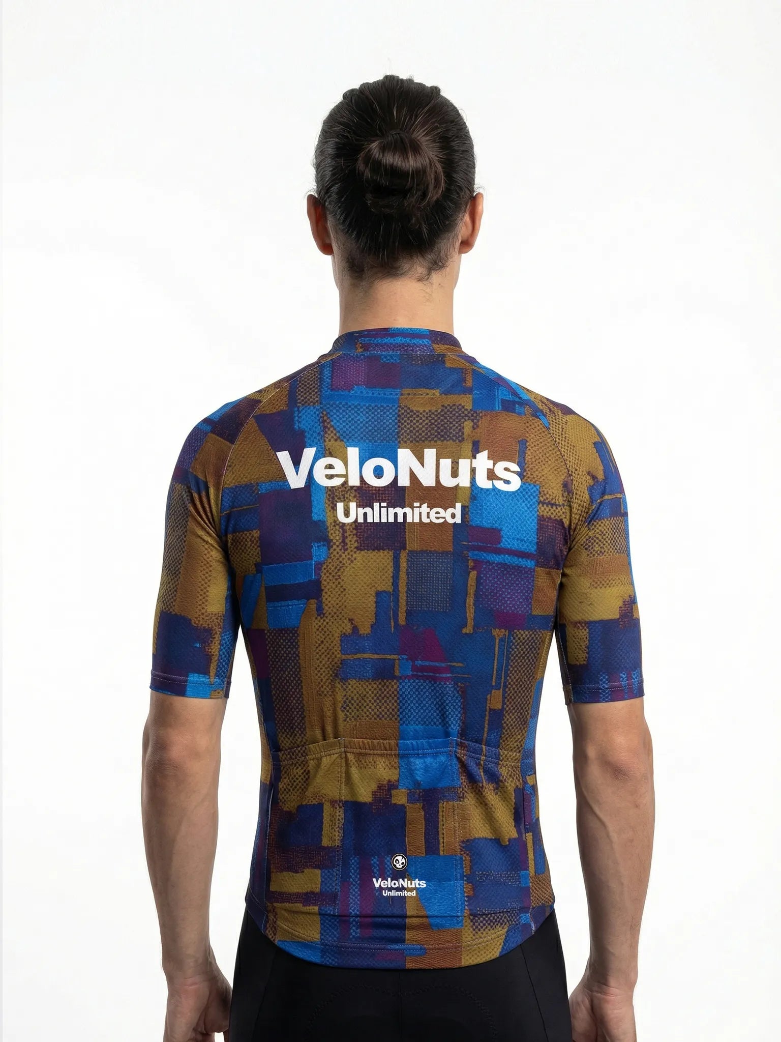 Men's Cycling Jersey Terrain Blocks