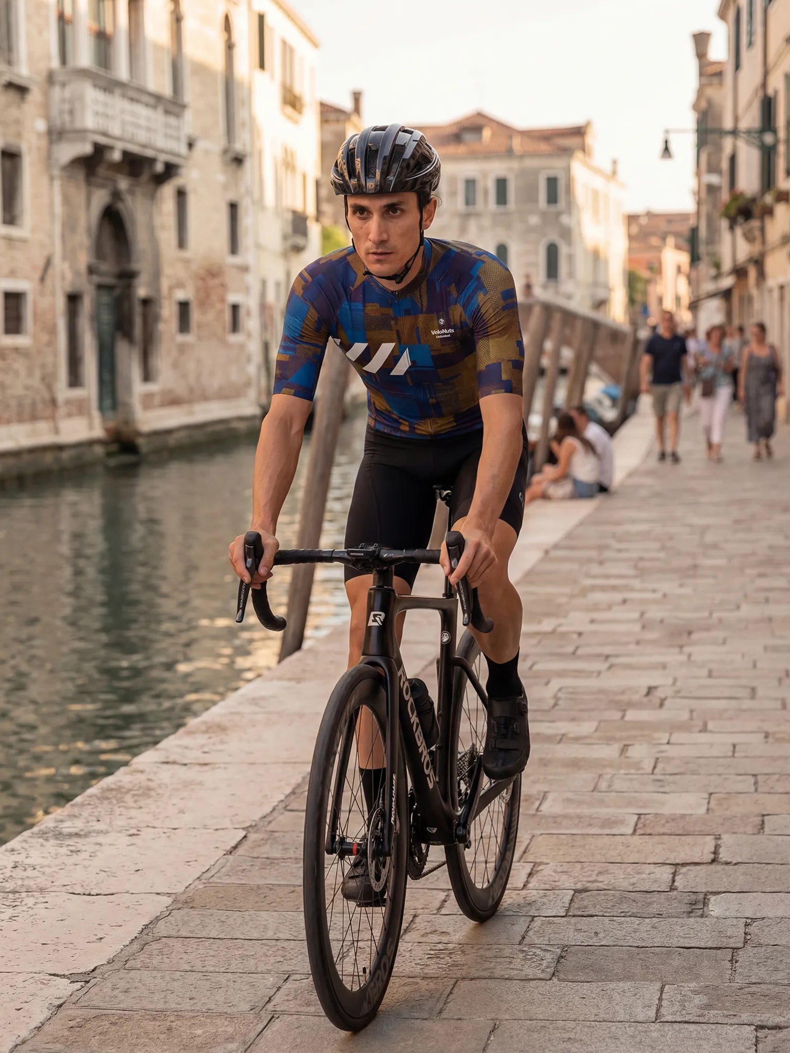Men's Cycling Jersey Terrain Blocks
