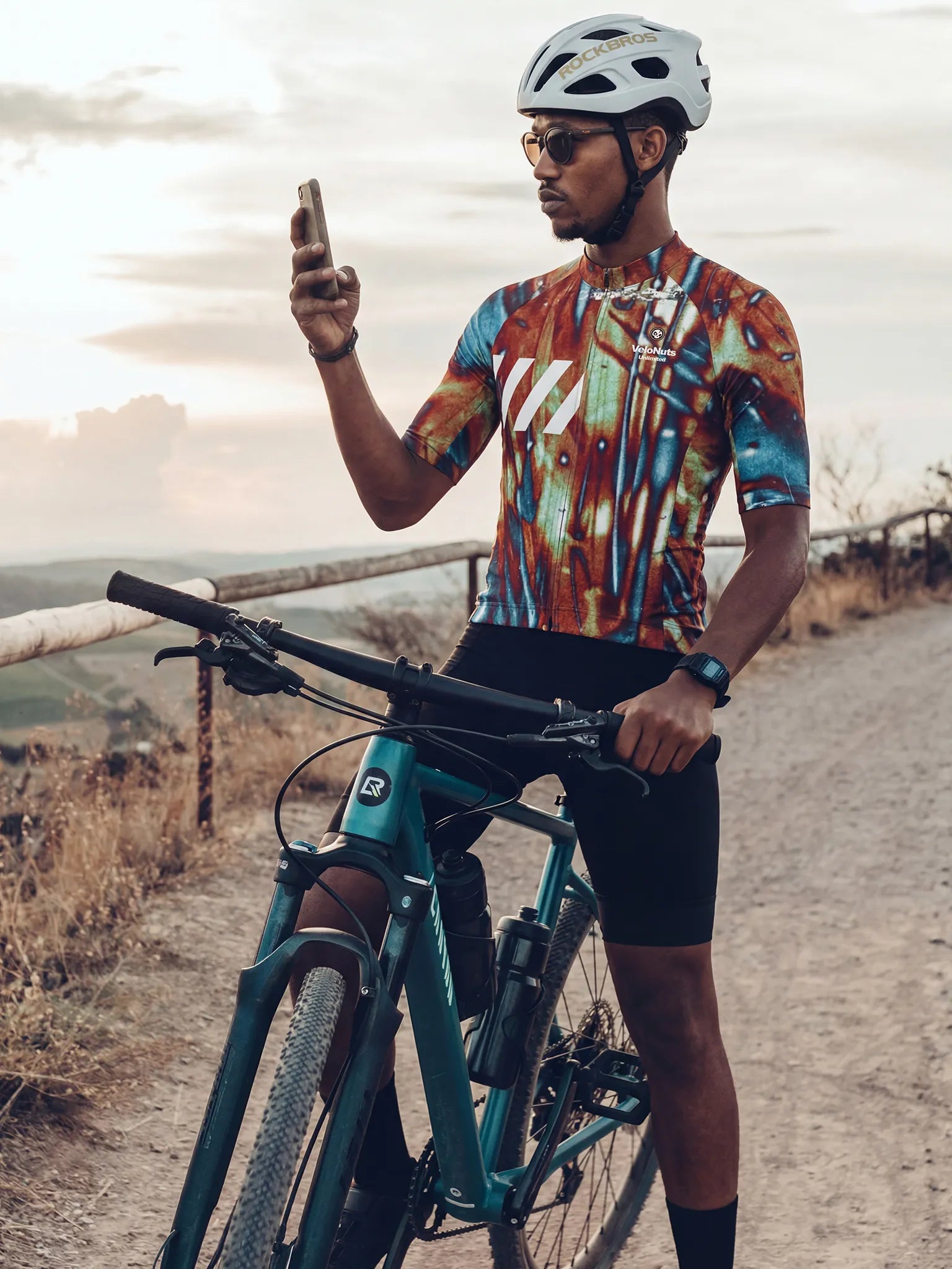 Men's Cycling Jersey Ink Burst
