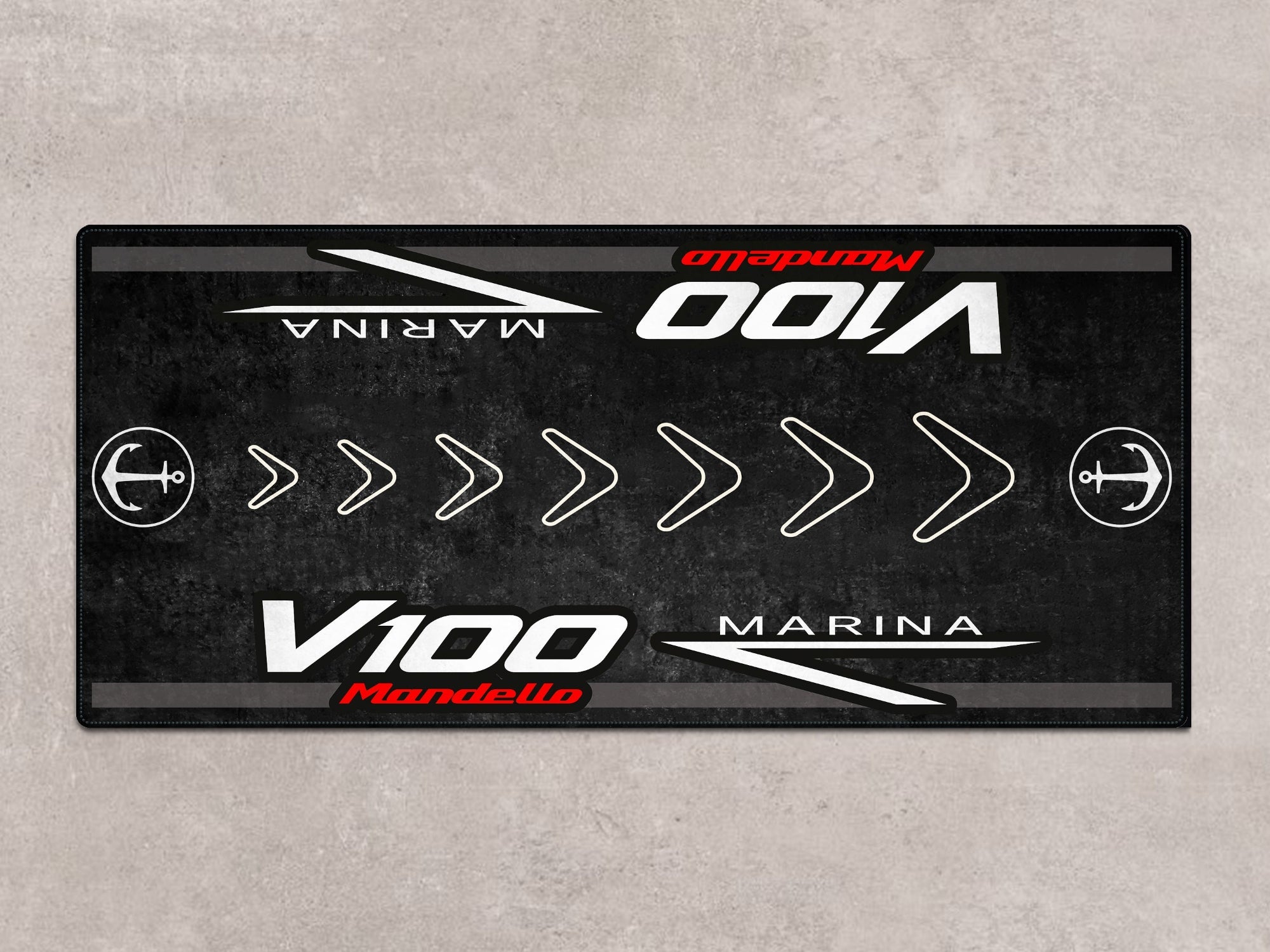 MPM Motorcycle Mat for Moto Guzzi V100 Mandello Marina - MM7204