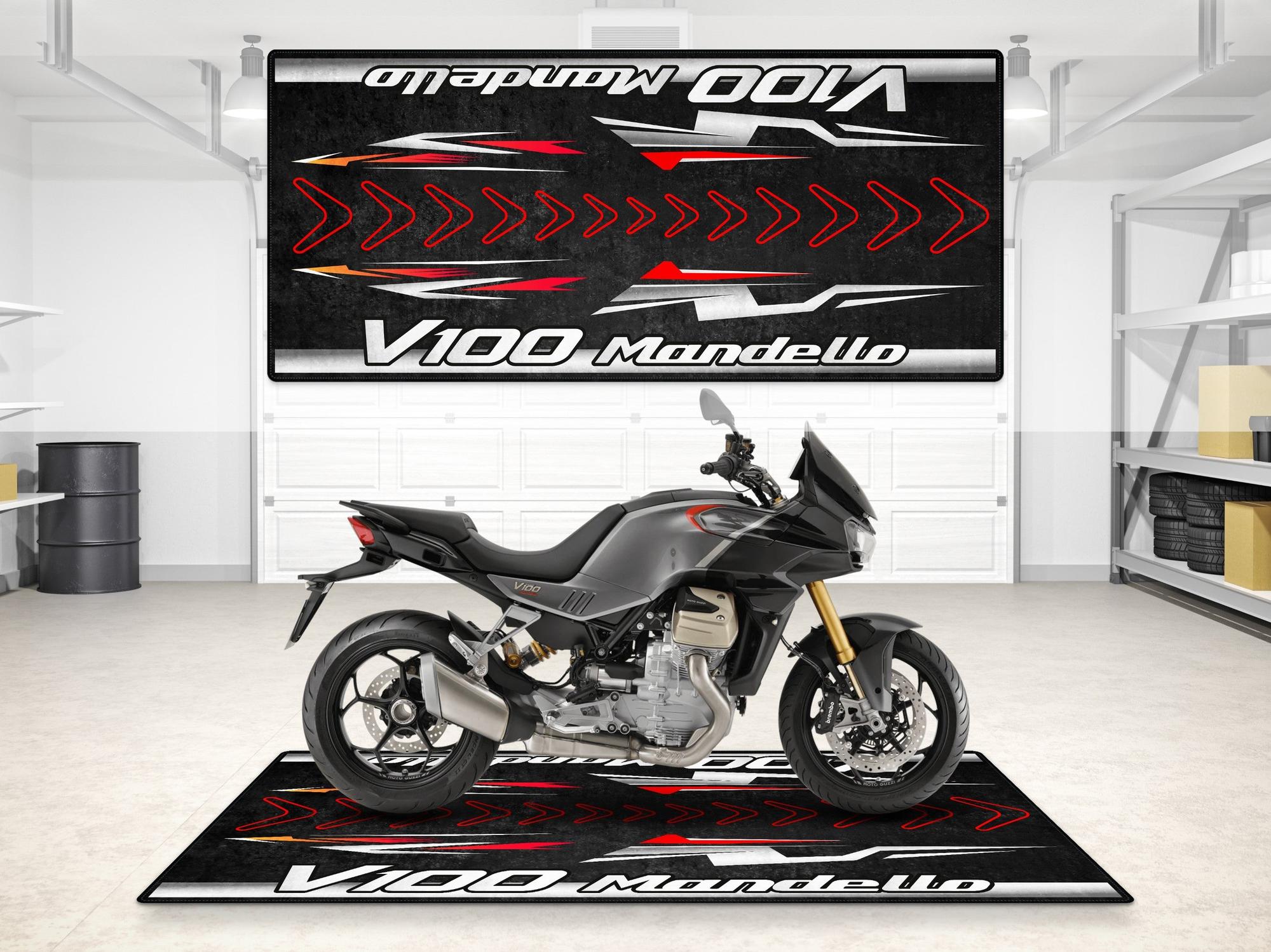 MPM Motorcycle Mat for Moto Guzzi V100 Mandello - MM7206