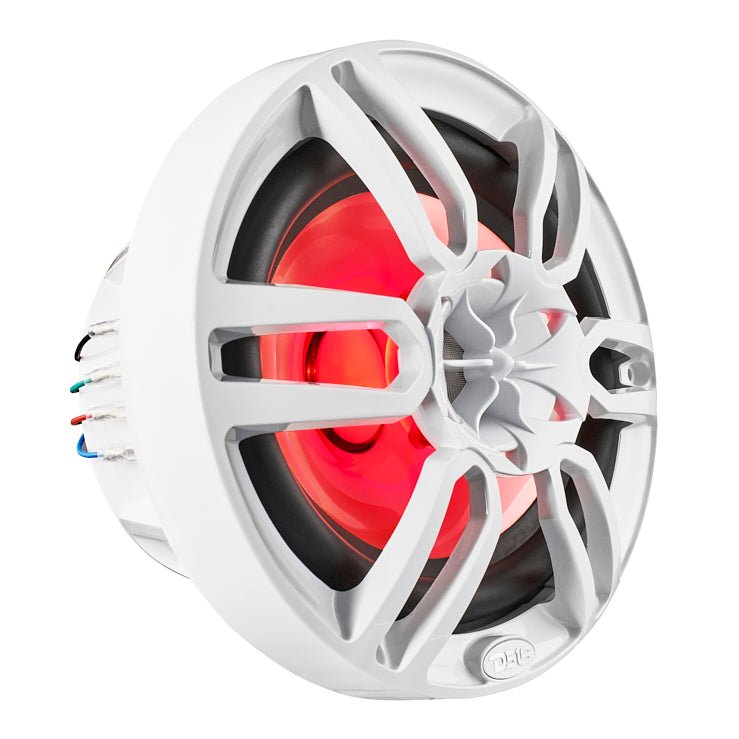 NXL 6x9" 2-Way Coaxial Marine Speaker with LED RGB Lights | 125W RMS 4-Ohm
