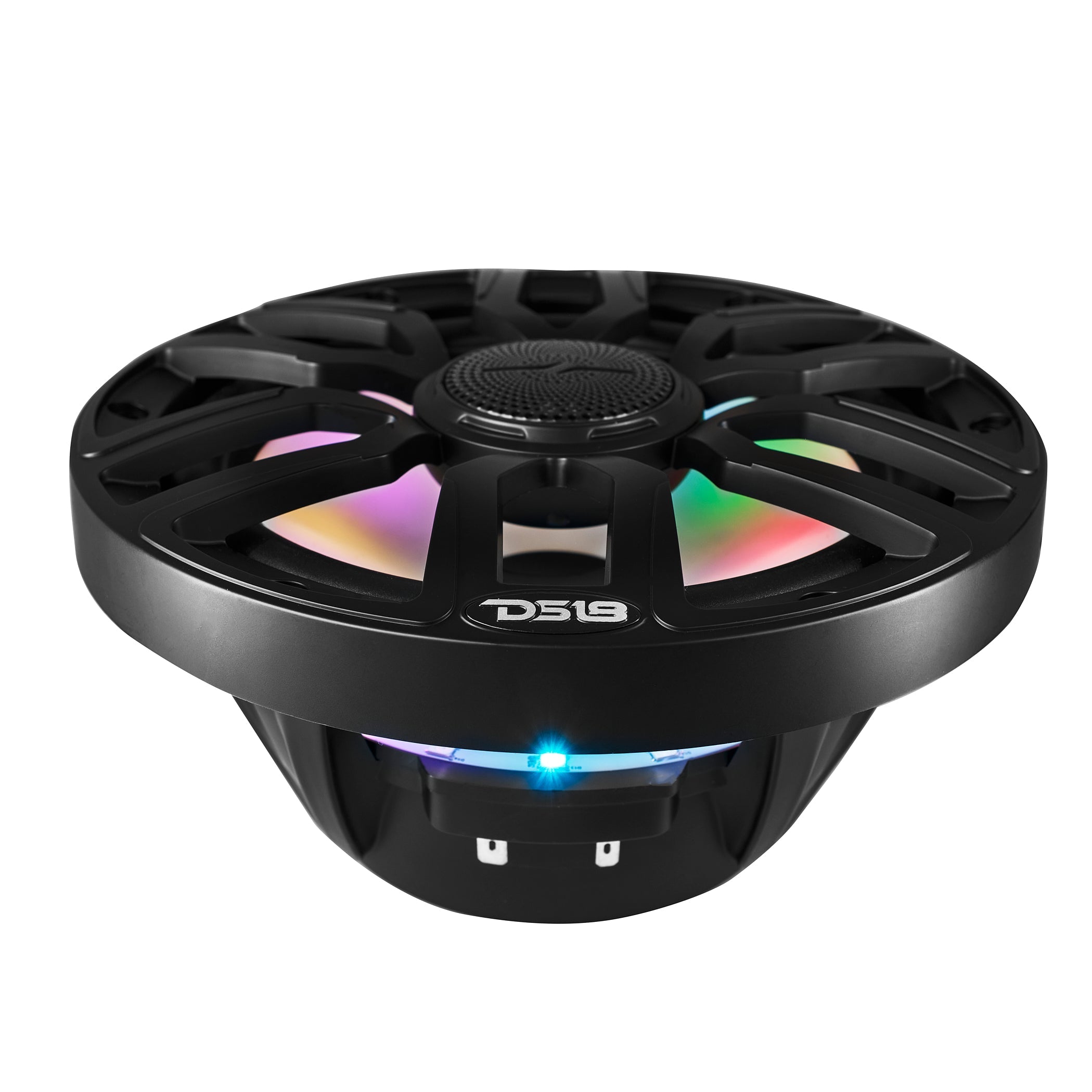 NXL 8" 2-Way Coaxial Marine Speaker with Bullet Tweeter and Digital Led Lights | 175W RMS 4-Ohm