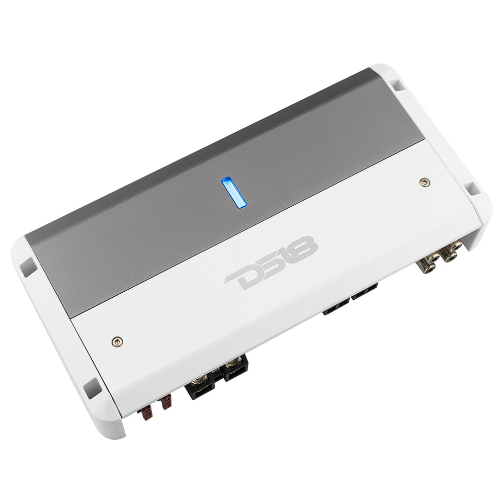 NXL 2-Channel Full-Range Class D IPX5 Marine Amplifier | 2 x 250W RMS @ 4-Ohm