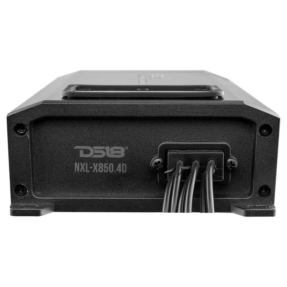 NXL 4-Channel Full-Range Class D IP67 Marine and Powersports Amplifier 4 x 200 Watts Rms @ 4-Ohm
