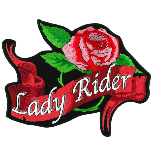 Lady Rider 9" Patch