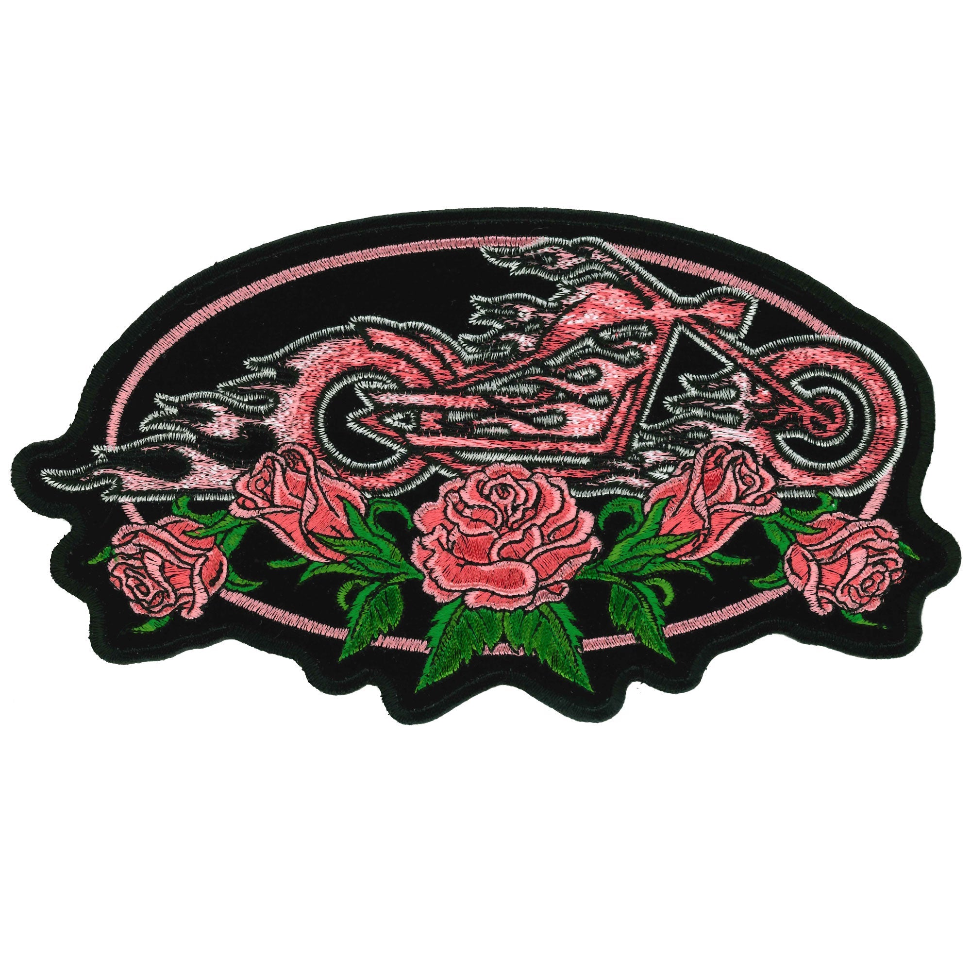 Rose Oval 5" Patch