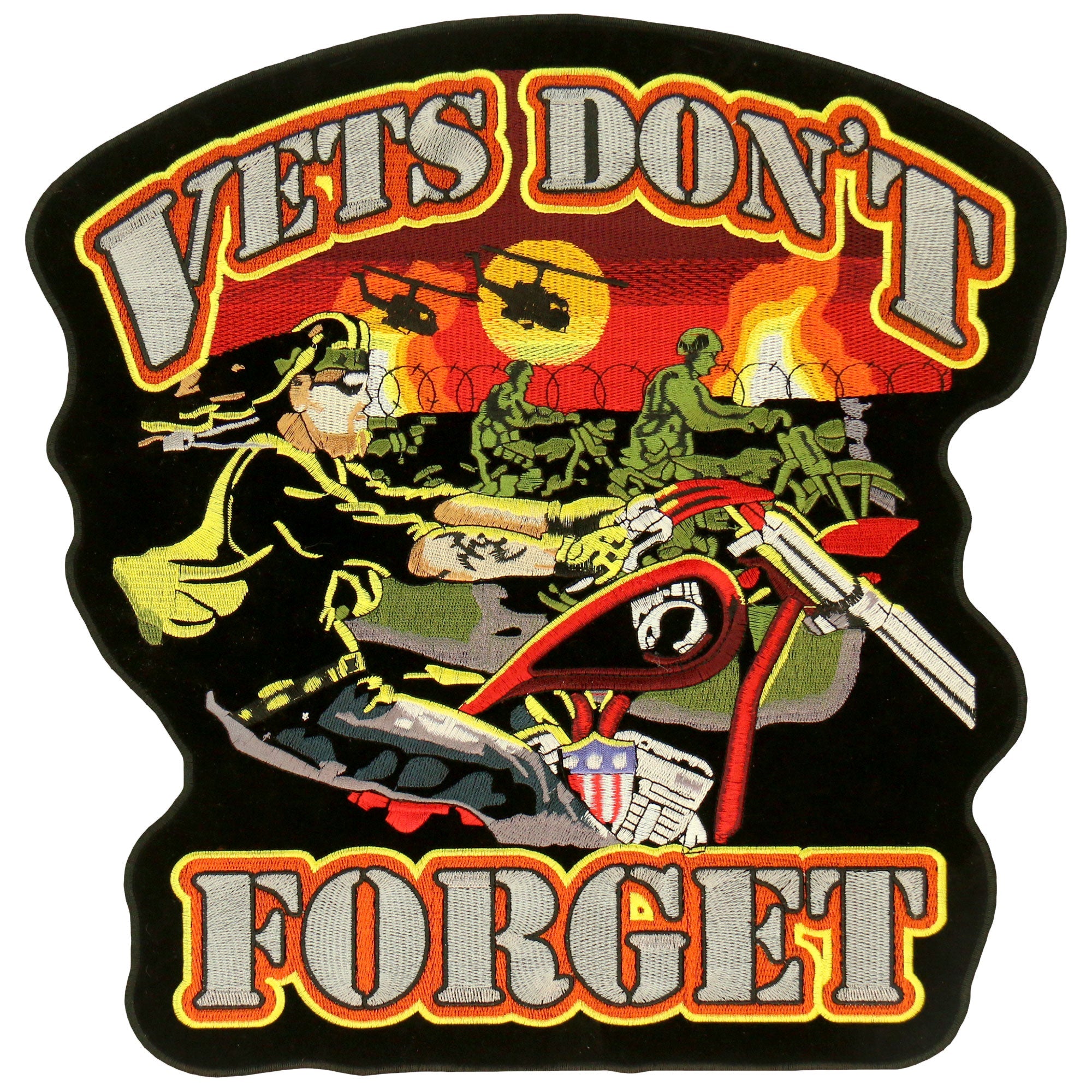PPA2769 Vets Don't Forget 14" Patch