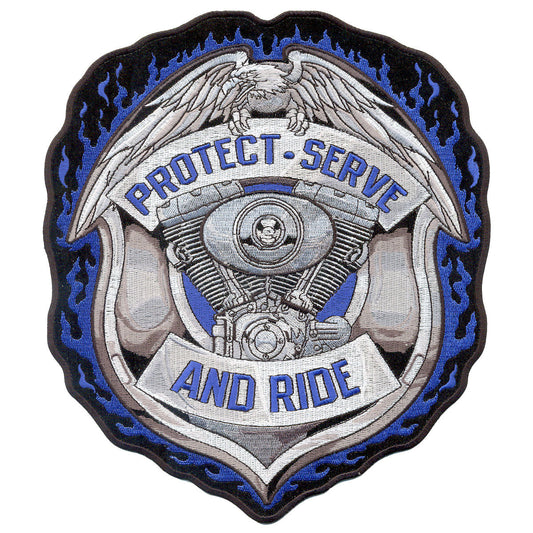 Protect and Serve Patch 5" X "5