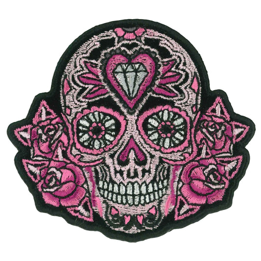 PATCH COLOR SUGAR SKULL 3