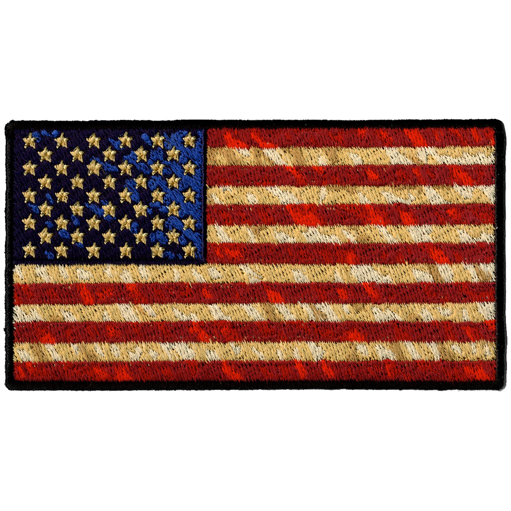 Distressed American Flag 5" x 5"