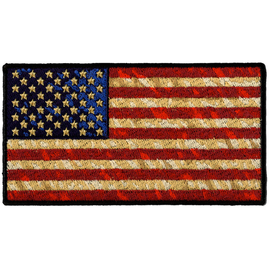 Distressed American Flag 5" x 5"