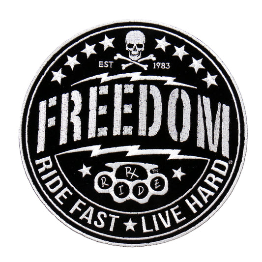 PPA8790 Freedom Ride Fast Live Hard 4"x 4" Patch