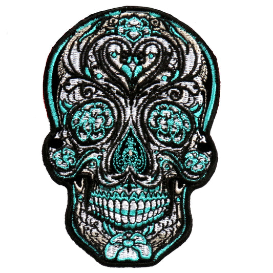 PATCH ANTIQUE SUGAR SKULL 4