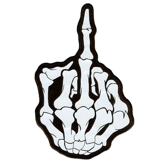 PPB1018 Middle Finger Reflective 7" x 11" Patch