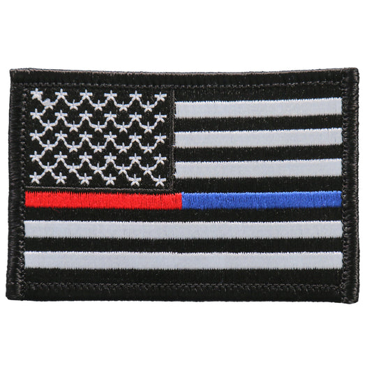 PPF5113 3 Inch Thin Red Blue Line 3 Inch Patch