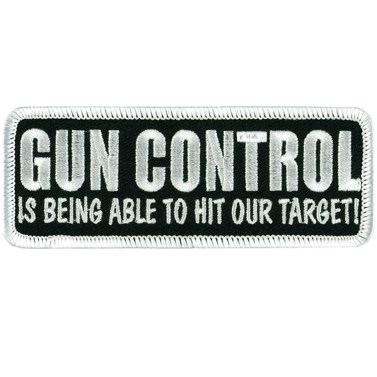 PPL9245 Gun Control Target Patch