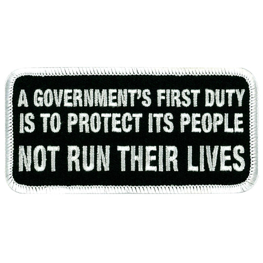 PPL9419 Government's First Duty Patch