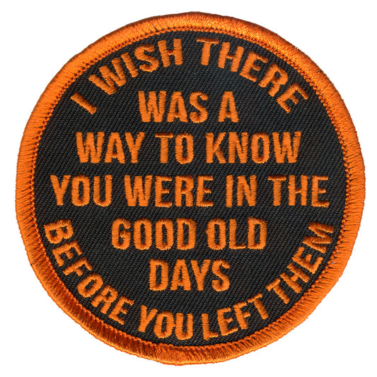 Good Old Days 3" X 3" Patch