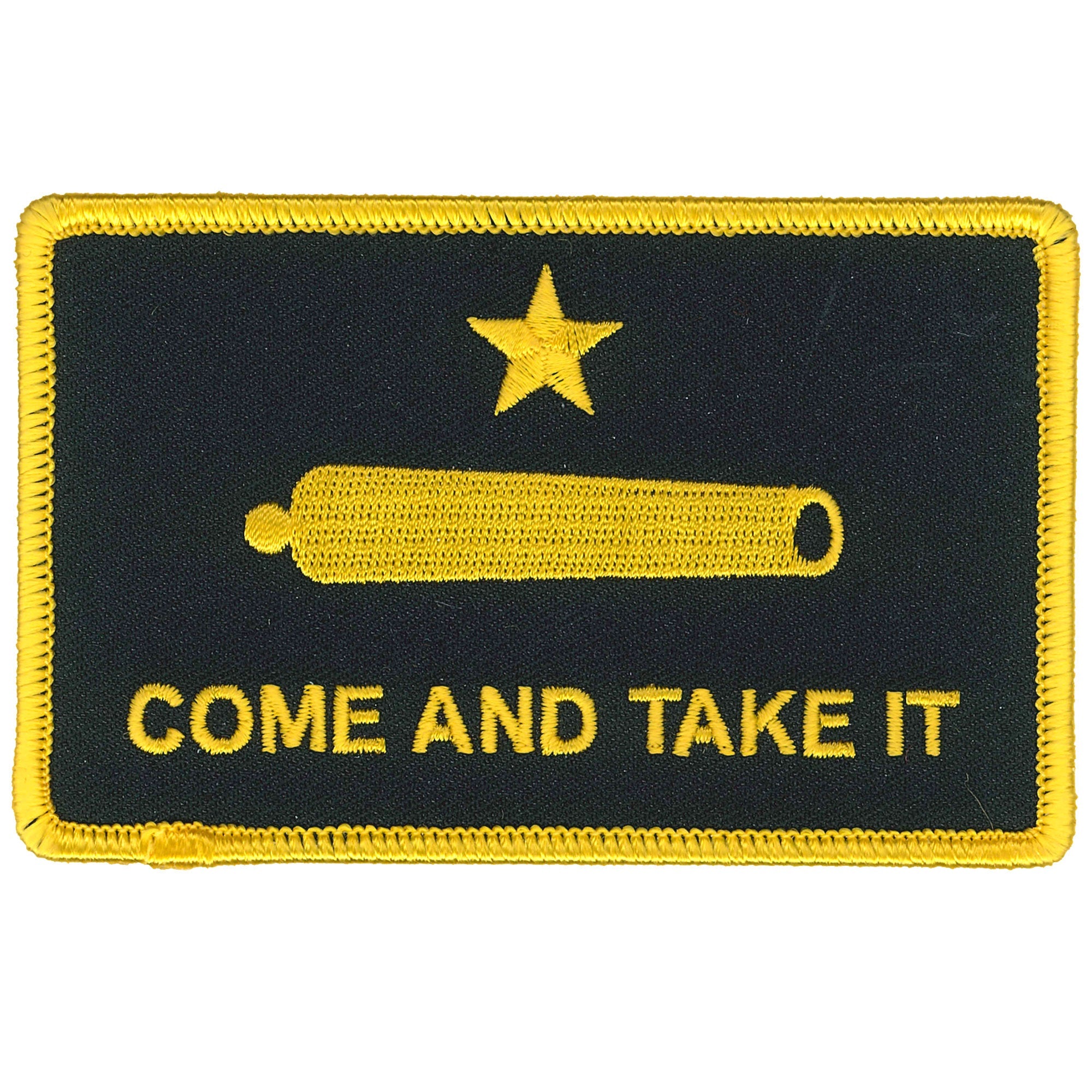 Yellow Come and Take it 4" Patch