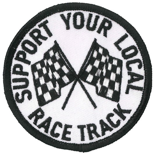 Support Your Local Racetrack 3" Patch