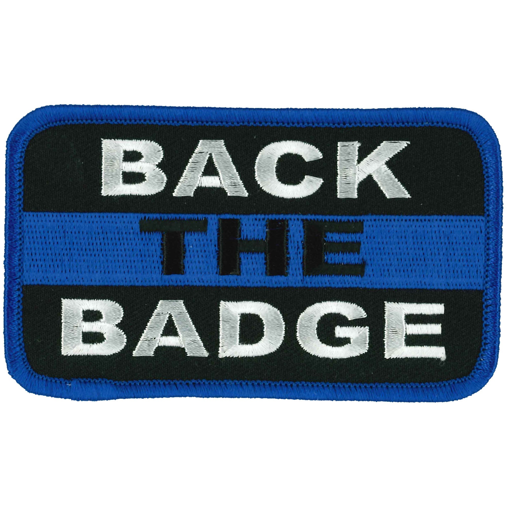 Back the Badge 4" X 3" Patch