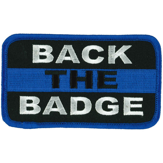 Back the Badge 4" X 3" Patch