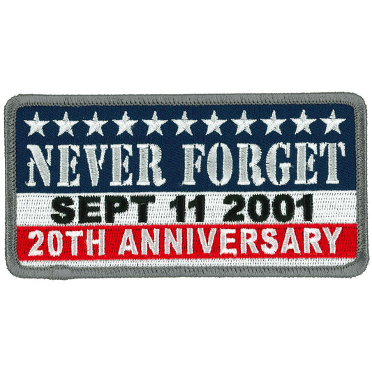 PPL9880 9-11 Never Forget 4.5" Patch