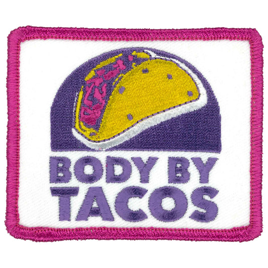 Body by Tacos 3" X 3" Patch