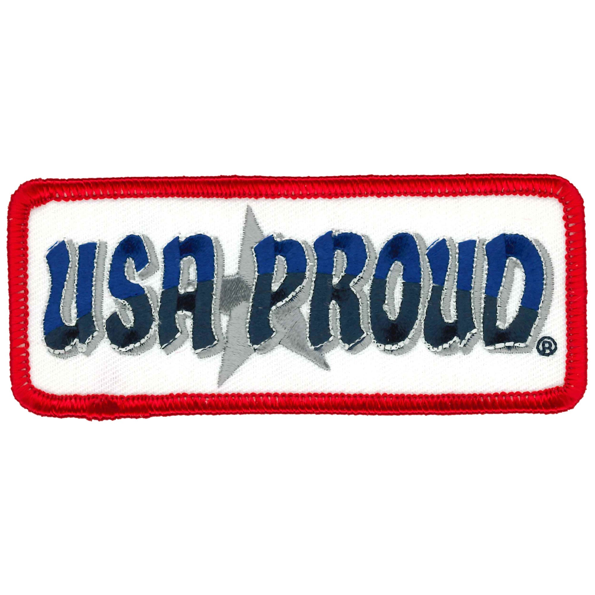 USA Proud 4" X 2" Patch