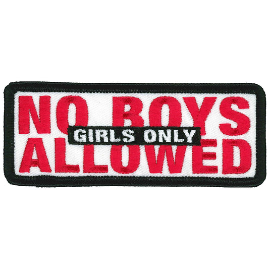 No Boys Allowed Patch