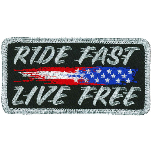 Ride Fast Live Free Patch