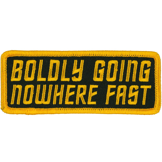 Boldly Going Nowhere 4" X 2" Patch