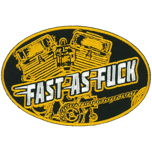 Fast As Fuck 4" X 2" Patch