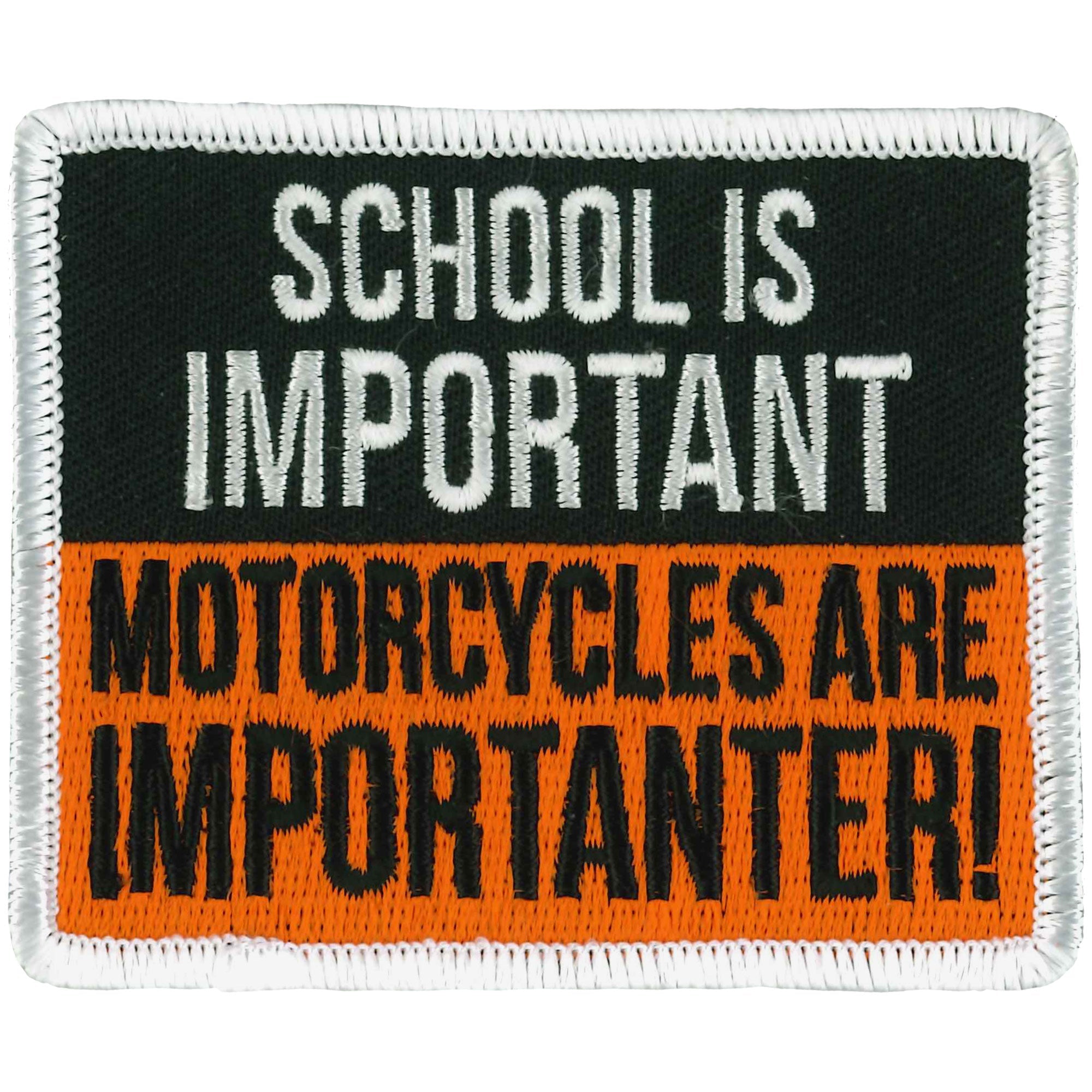 School Is Important 3" X 3" Patch