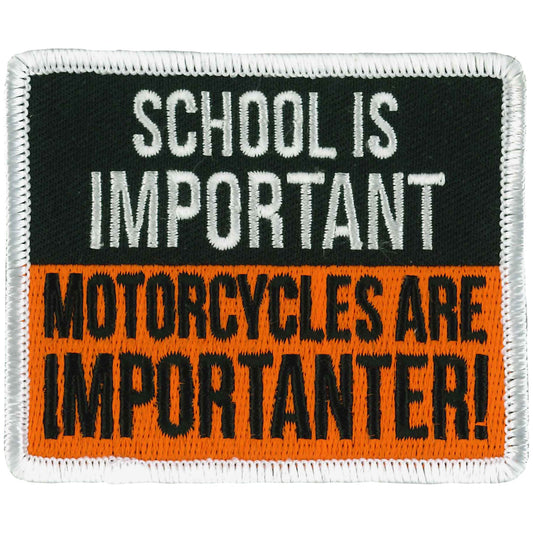 School Is Important 3" X 3" Patch