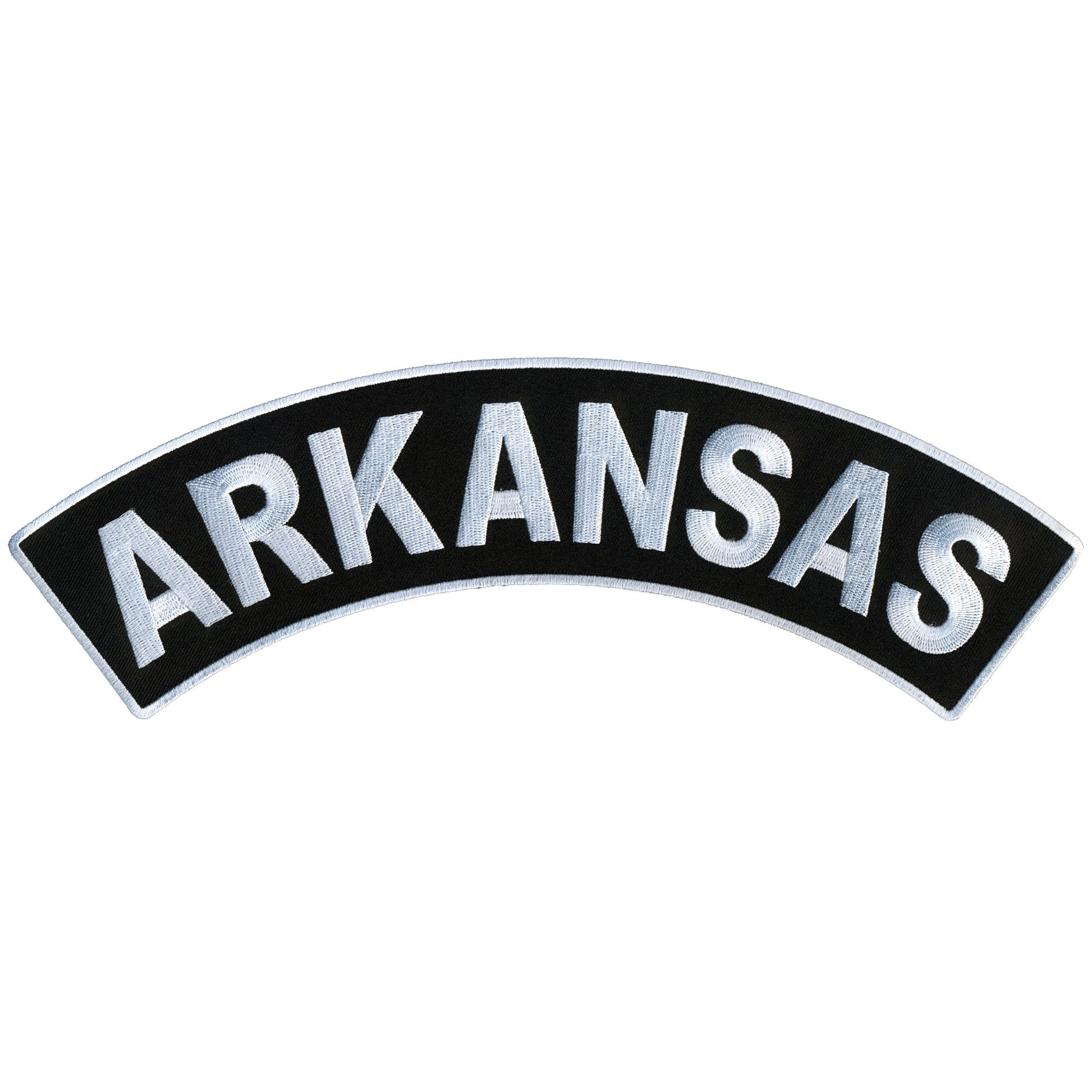 Arkansas 12” X 3” Top Rocker Patch