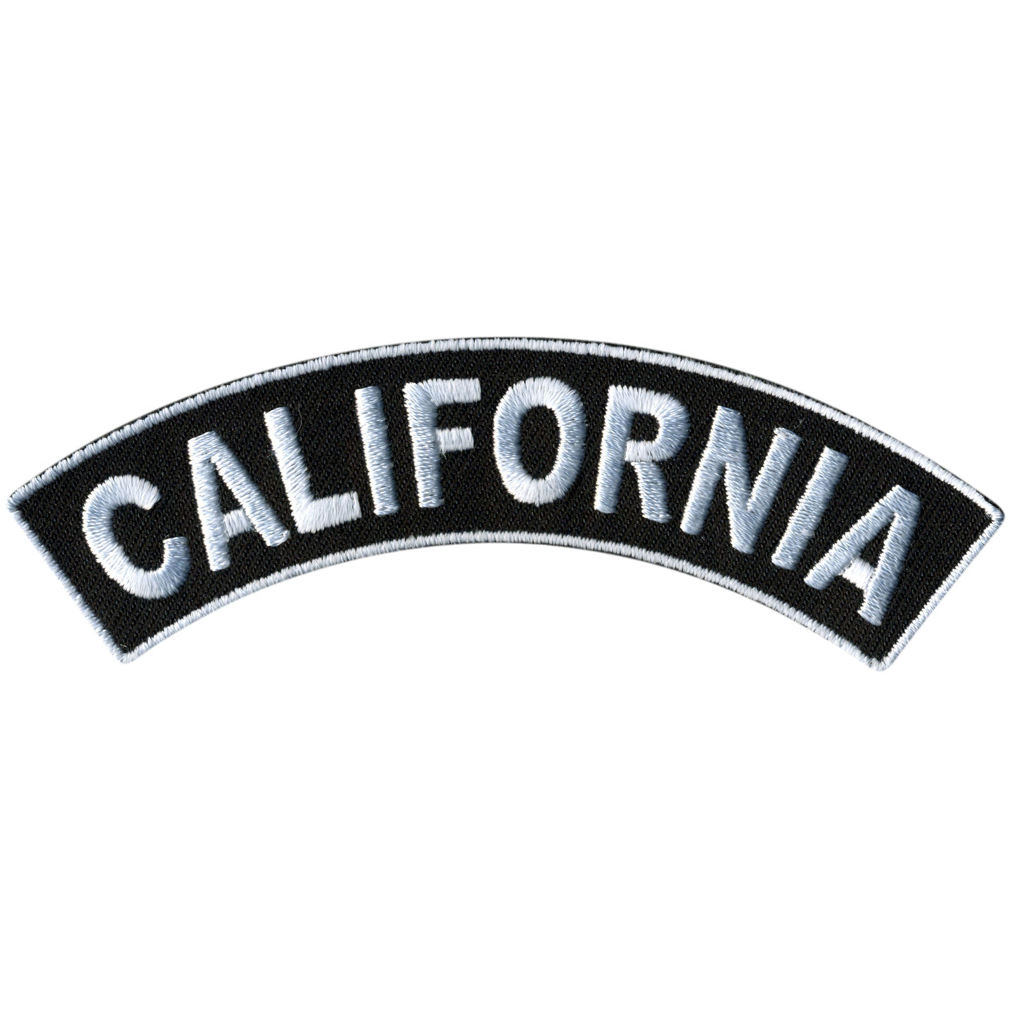 California 4” X 1” Top Rocker Patch