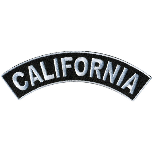 California 4” X 1” Top Rocker Patch