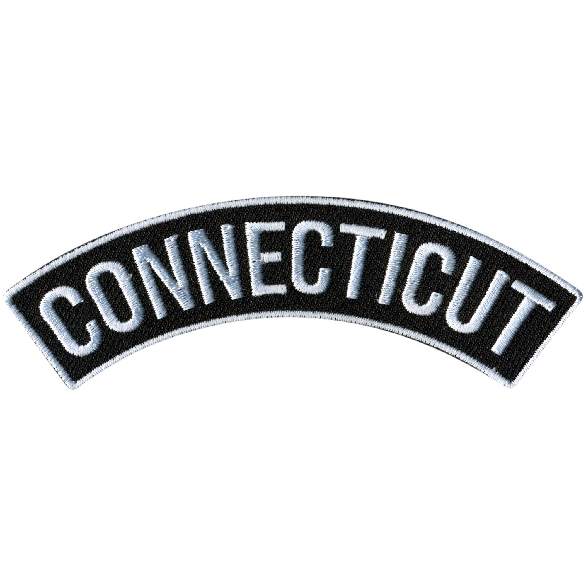 Connecticut 4” X 1” Top Rocker Patch