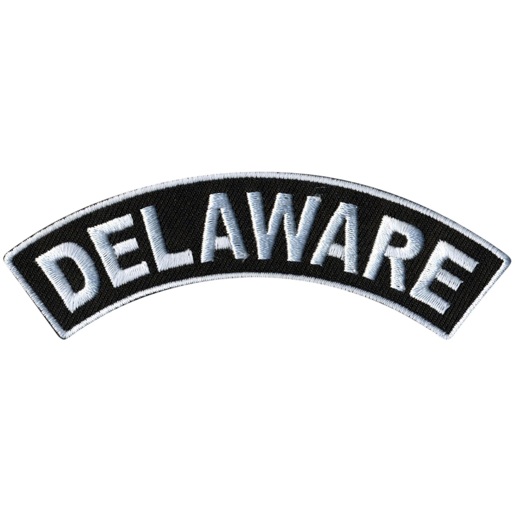 Delaware 4” X 1” Top Rocker Patch