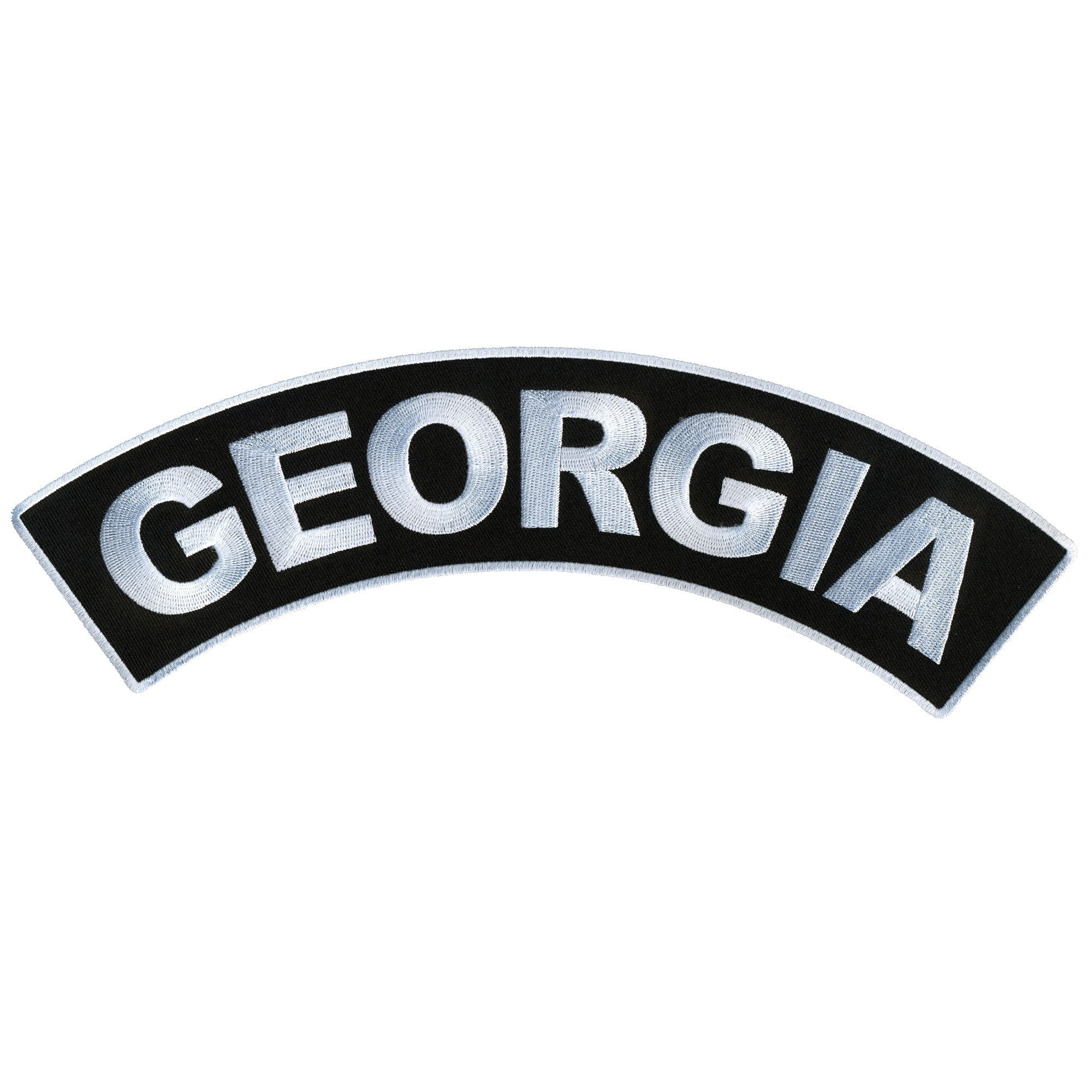 Georgia 12” X 3” Top Rocker Patch