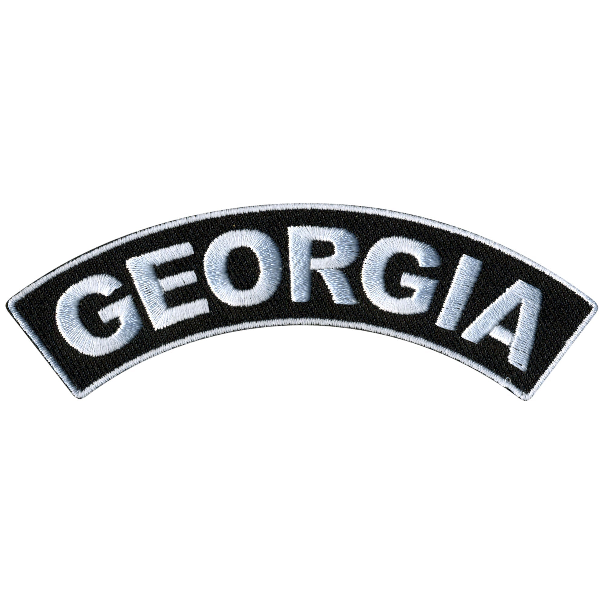 Georgia 4” X 1” Top Rocker Patch