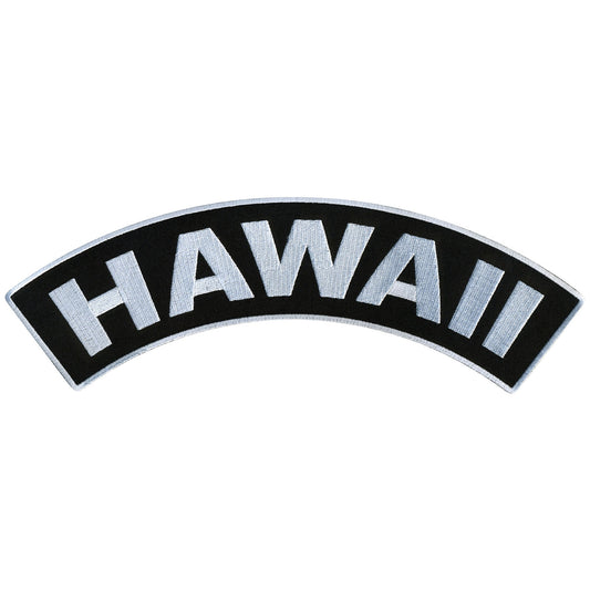 Hawaii 12” X 3” Top Rocker Patch