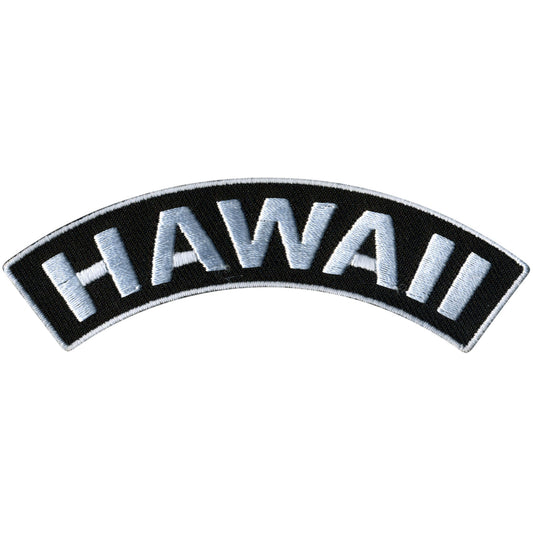 Hawaii 4” X 1” Top Rocker Patch