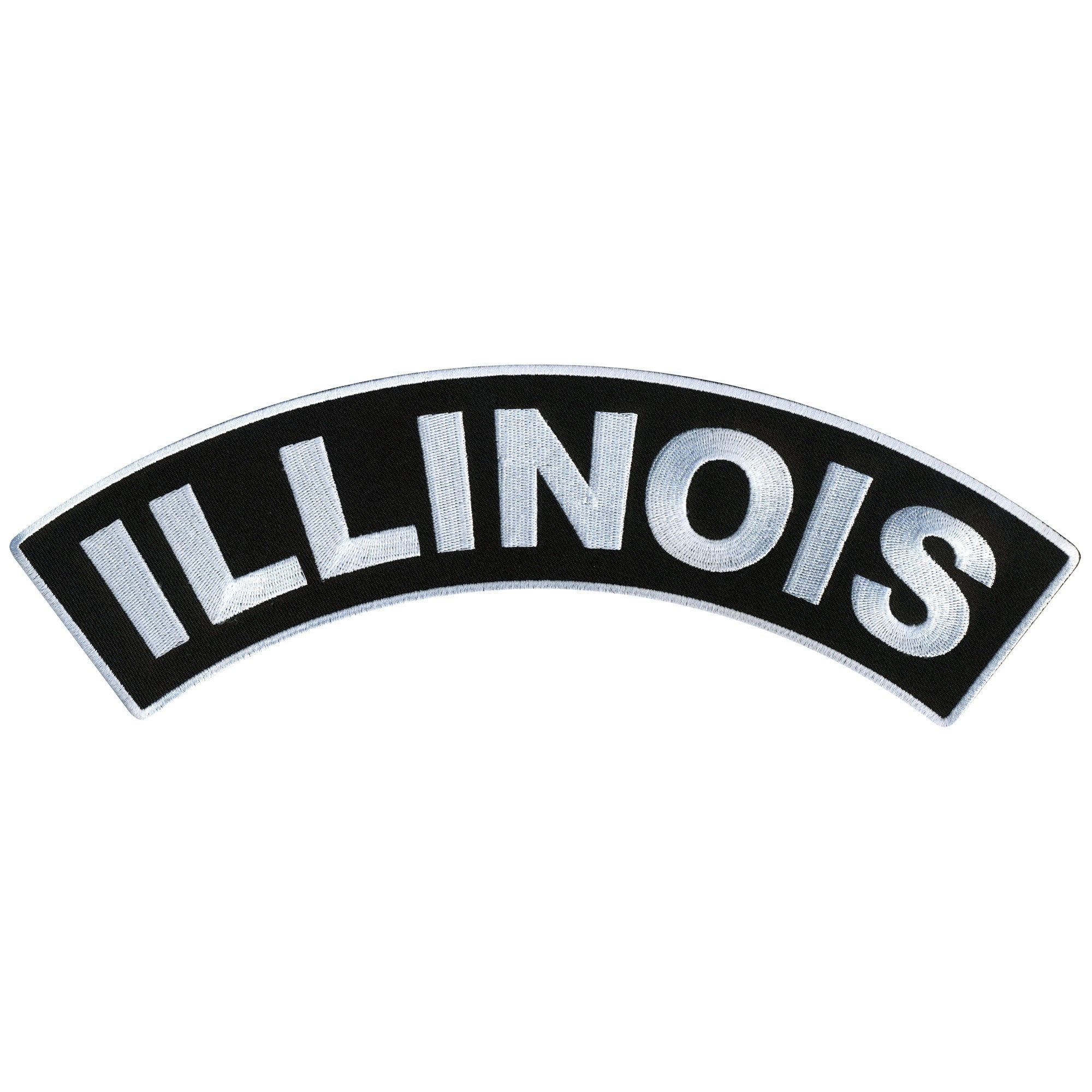 Illinois 12” X 3” Top Rocker Patch